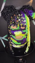 Sister, Sister Ski Mask - Black/Lime
