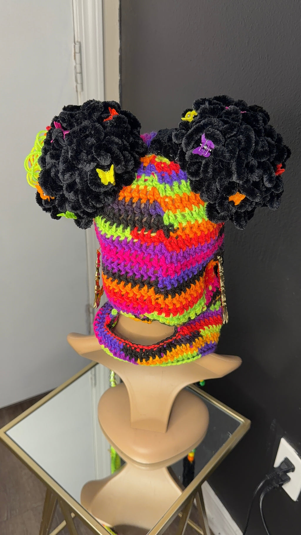 Sister, Sister Ski Mask - Lime Multicolor