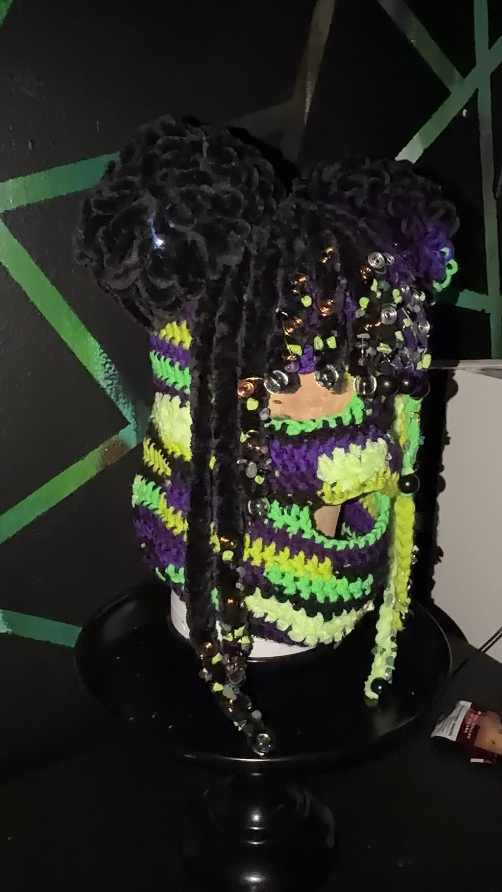 Sister, Sister Ski Mask - Black/Lime