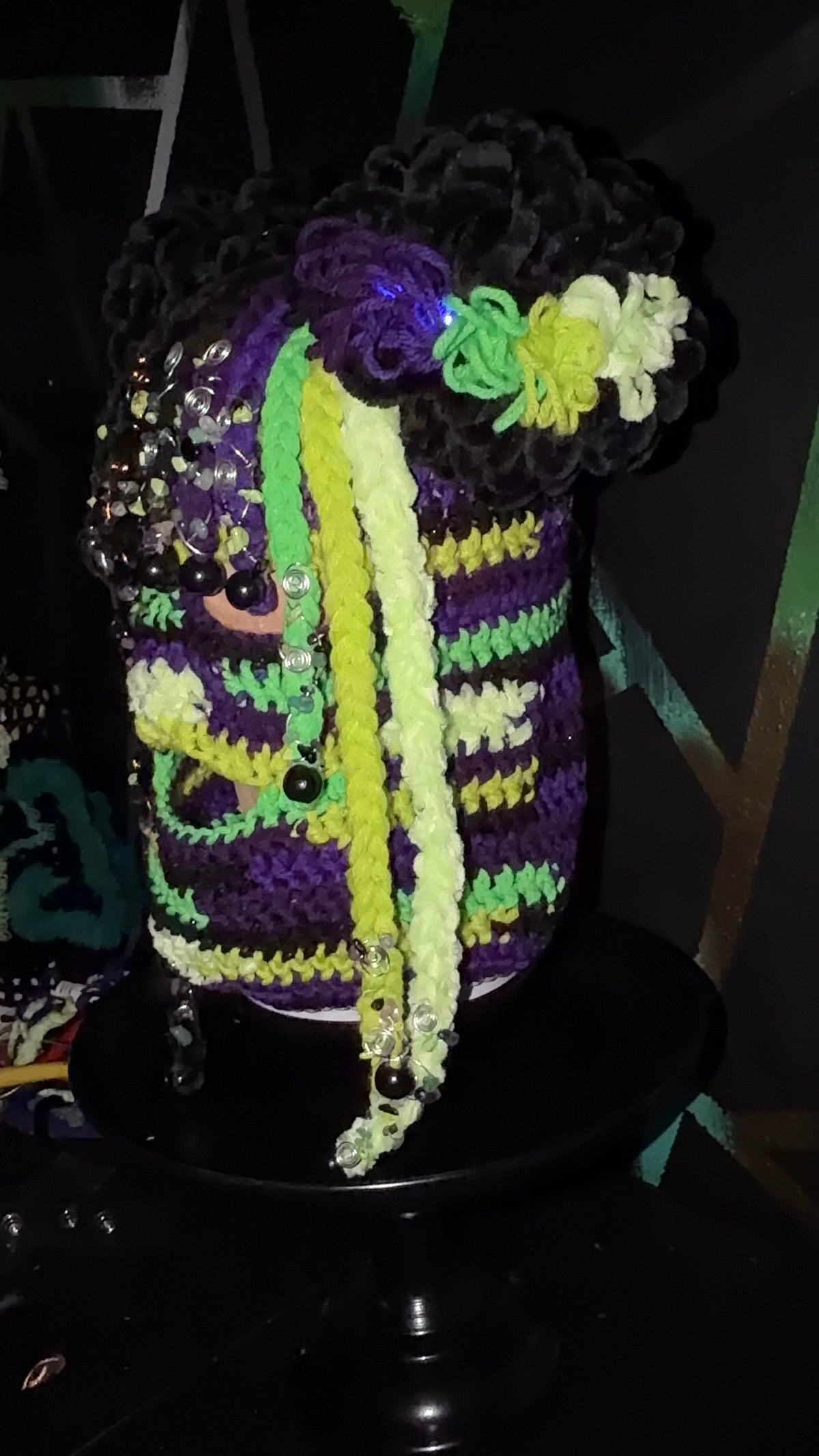 Sister, Sister Ski Mask - Black/Lime