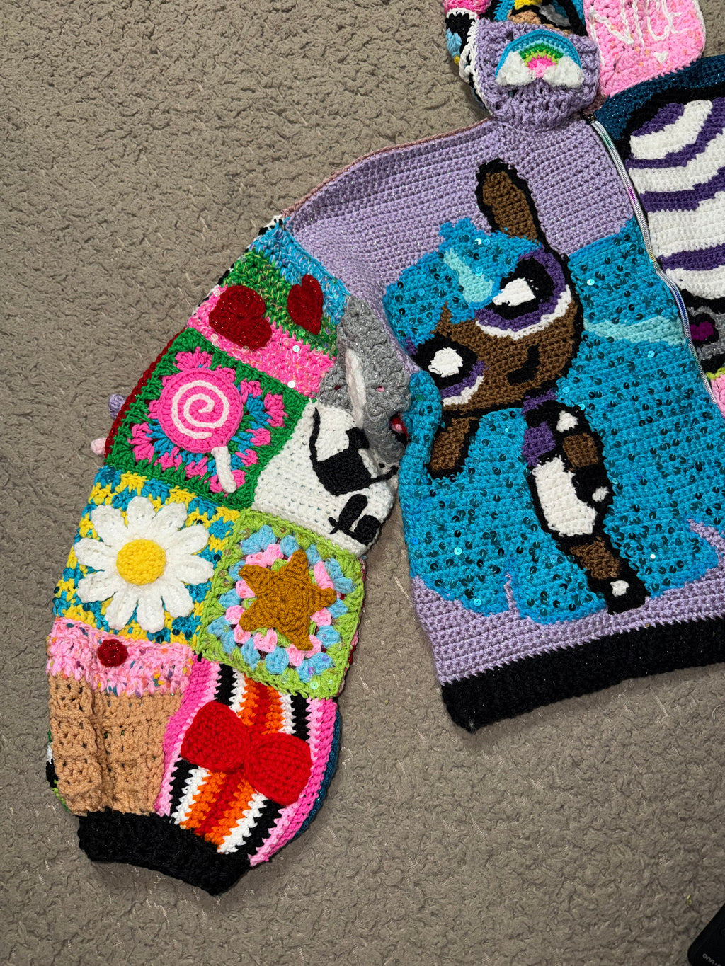 Powerpuff Girls jacket with Matching bag